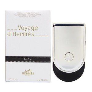 🏷️NIB Hermes Voyage d'Hermes Eau de Toilette Refillable Natural Spray, 3.3 oz.